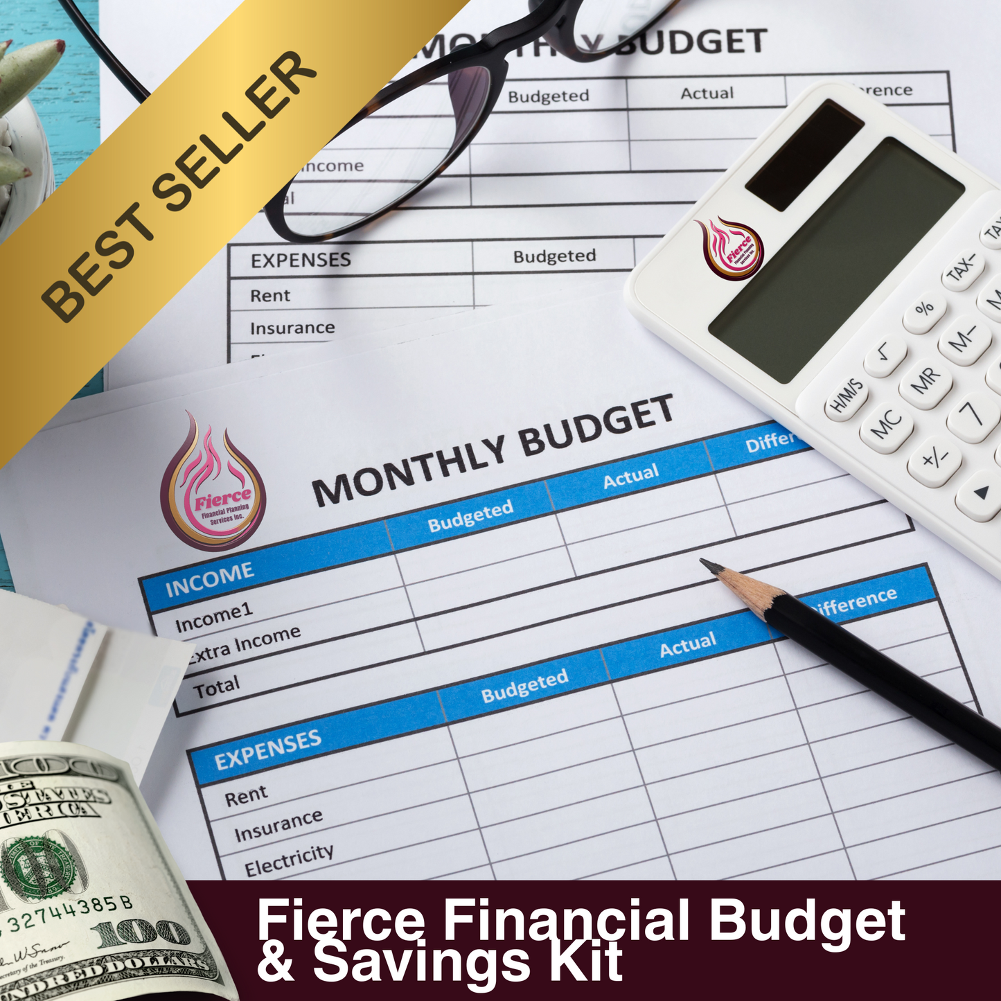 Fierce Financial Budget & Savings Kit